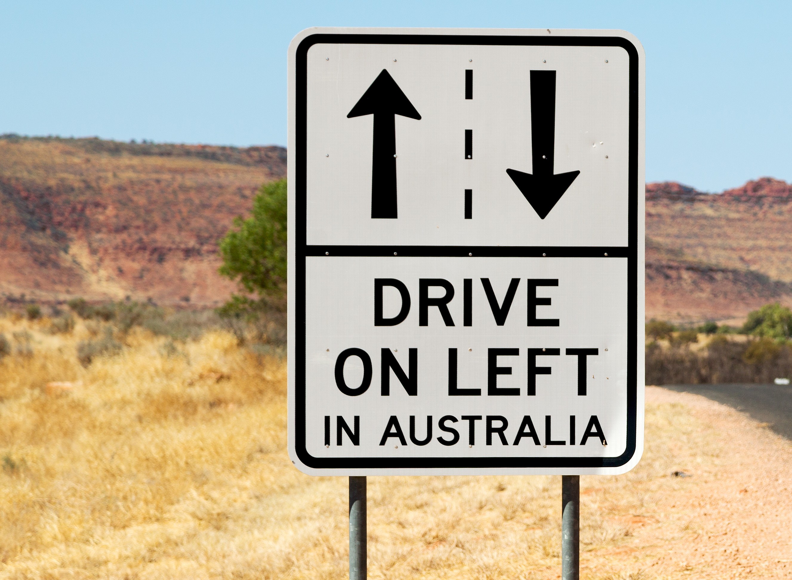 Australian road sign